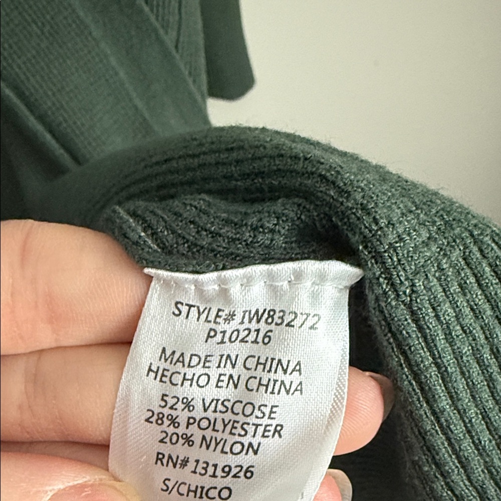 Tea n Rose Forest Green Cardigan - Picture 6 of 6